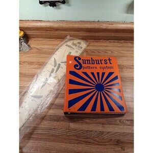 Vintage Sunburst Pattern System Helen LeMay CM Brook Sewing Binder